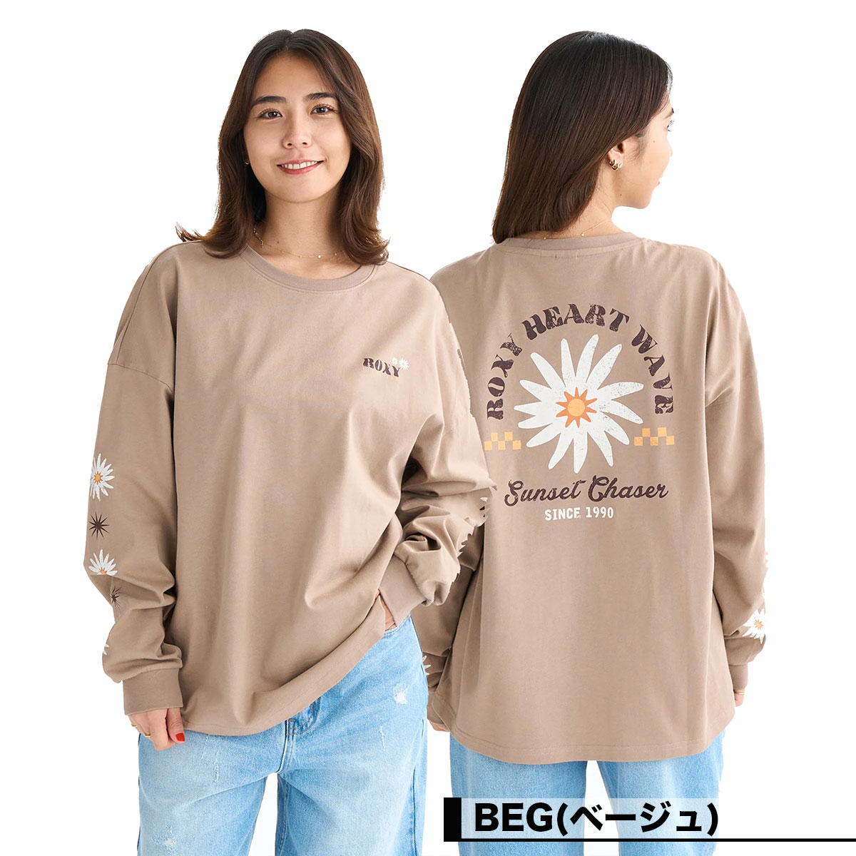 ��30%OFF �������ROXY �������� ��ǥ�����  ����T ĹµT����� �ȥåץ� �Хå��ץ��� �ե� �� ��3�� S M L�����ե��� �͵� �֥��� | BELLIS L/S TEE��RLT254033��