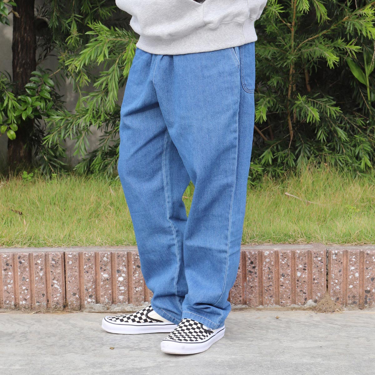 FIVE BROTHER �ե����֥֥饶�� �ǥ˥� ���������ѥ�� ��� ��ǥ����� M L �͵��֥��� ���� ���� 2025 | DENIM EASY PANTS ��152590D��