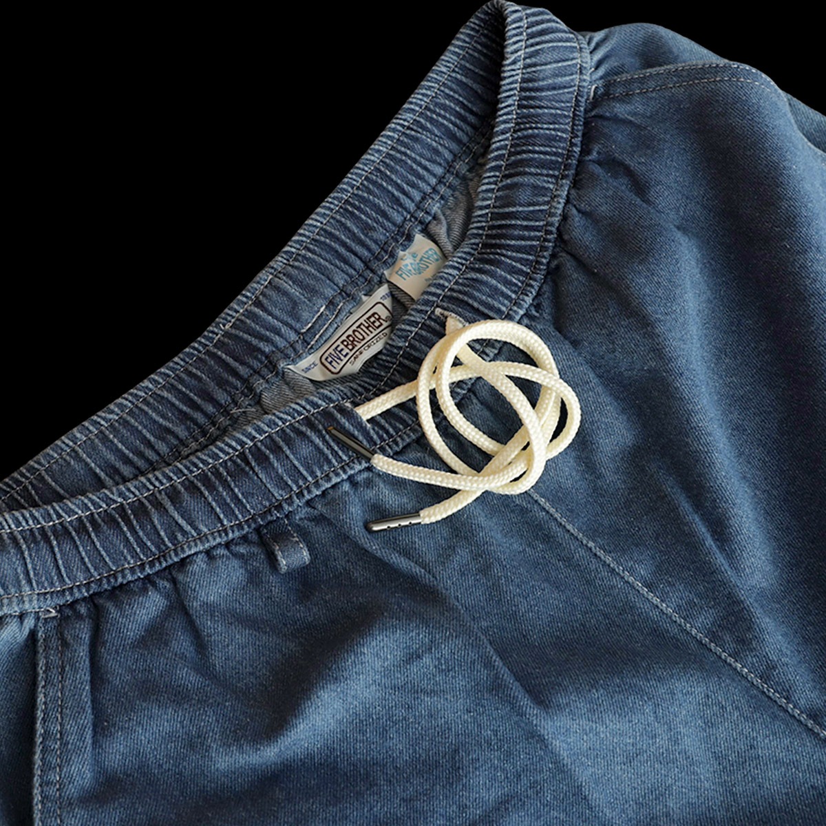FIVE BROTHER �ե����֥֥饶�� �ǥ˥� ���������ѥ�� ��� ��ǥ����� M L �͵��֥��� ���� ���� 2025 | DENIM EASY PANTS ��152590D��