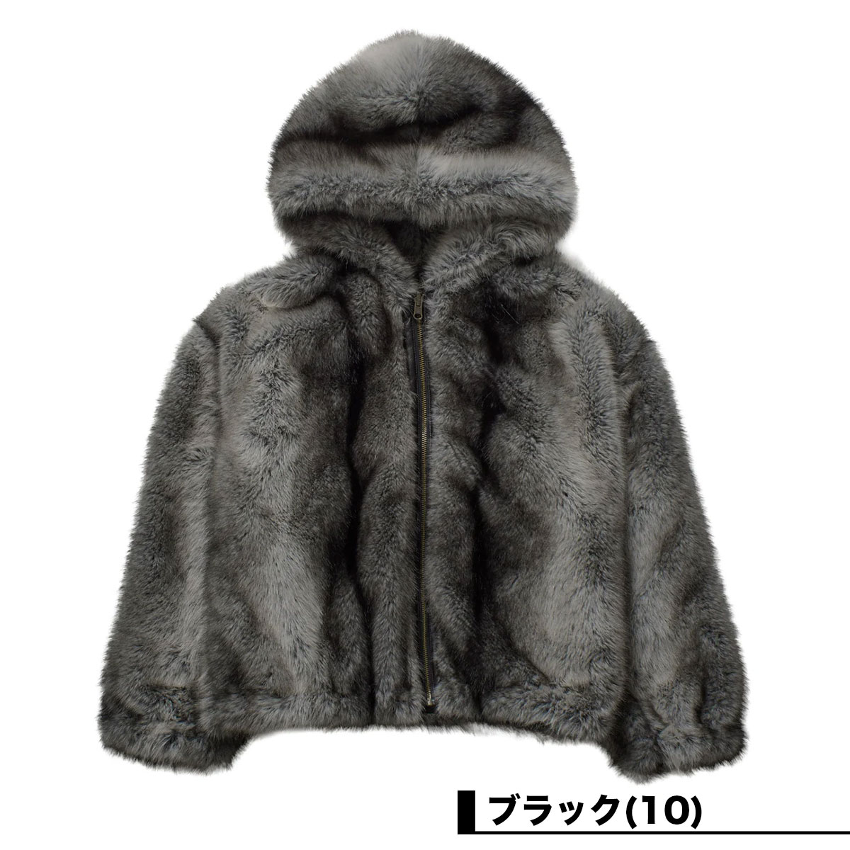 ���å��������� �ե������ե������㥱�å� �ա��� ��2�� M ���ȥ꡼�ȿ͵��֥��� X-GIRL ���� 2025 ���� | LOGO PATCHED FAUX FUR HOODED JACKET��105254021005��