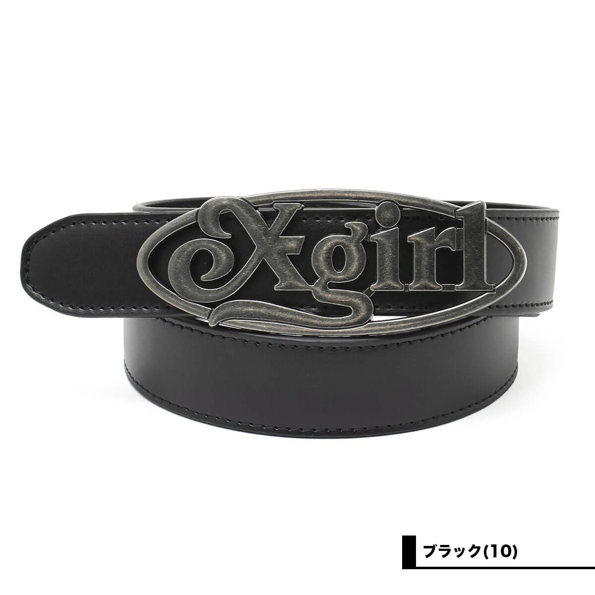 ���å��������� ��ǥ����� xgirl �٥�� �������ȥ٥�� �Хå��� �����Х���� ���ȥ꡼�ȿ͵��֥��� X-girl 2026 ���� | OVAL LOGO CLASP FAUX LEATHER BELT��105261054016��