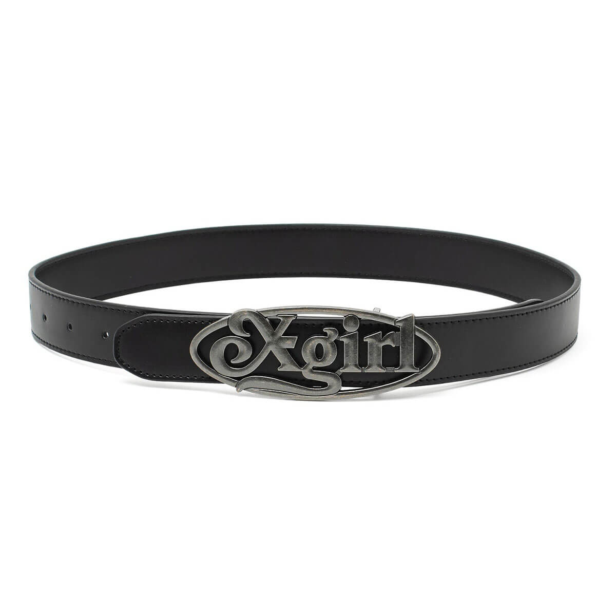 ���å��������� ��ǥ����� xgirl �٥�� �������ȥ٥�� �Хå��� �����Х���� ���ȥ꡼�ȿ͵��֥��� X-girl 2026 ���� | OVAL LOGO CLASP FAUX LEATHER BELT��105261054016��