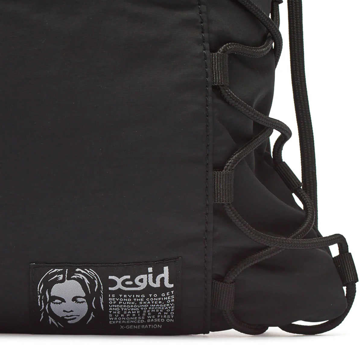 X-girl | FACE LABEL KNAPSACK��105262053001��