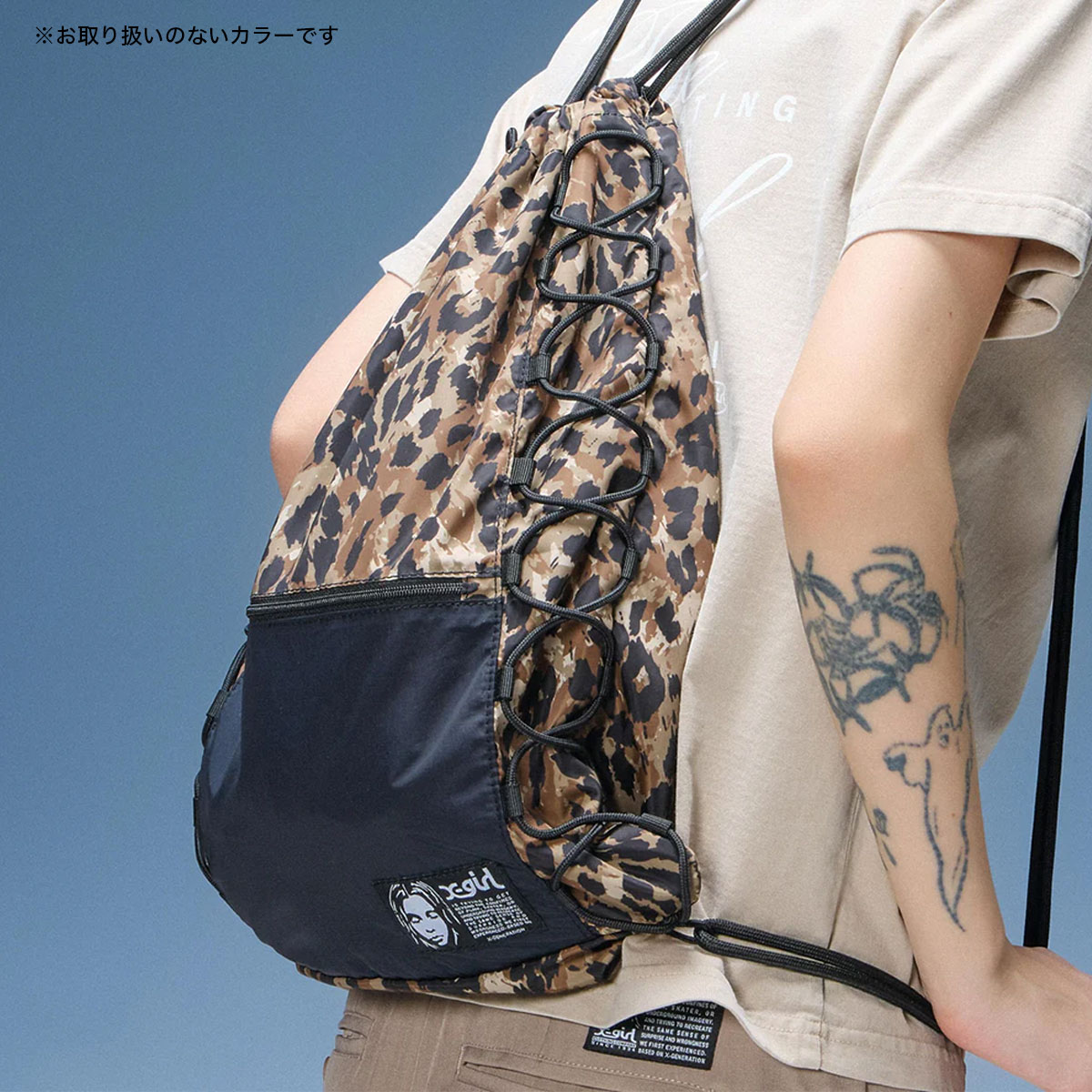 X-girl | FACE LABEL KNAPSACK��105262053001��