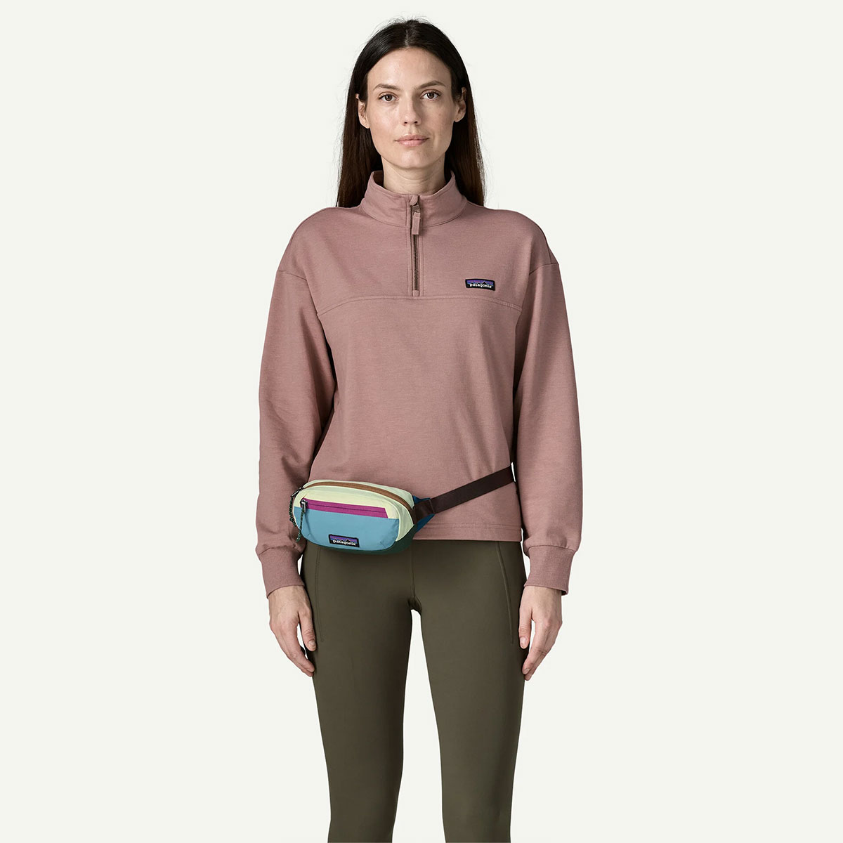 Patagonia �ѥ����˥� �ҥåץѥå� �ܥǥ��Хå� �������ȥХå� 1L ι�� ���� ��������Ǽ ��7�� �����ե��� ���ȥ꡼�� �����ȥɥ� �͵��֥��� ���� 2026 ���� | Terravia Mini Hip Pack 1L��49448��
