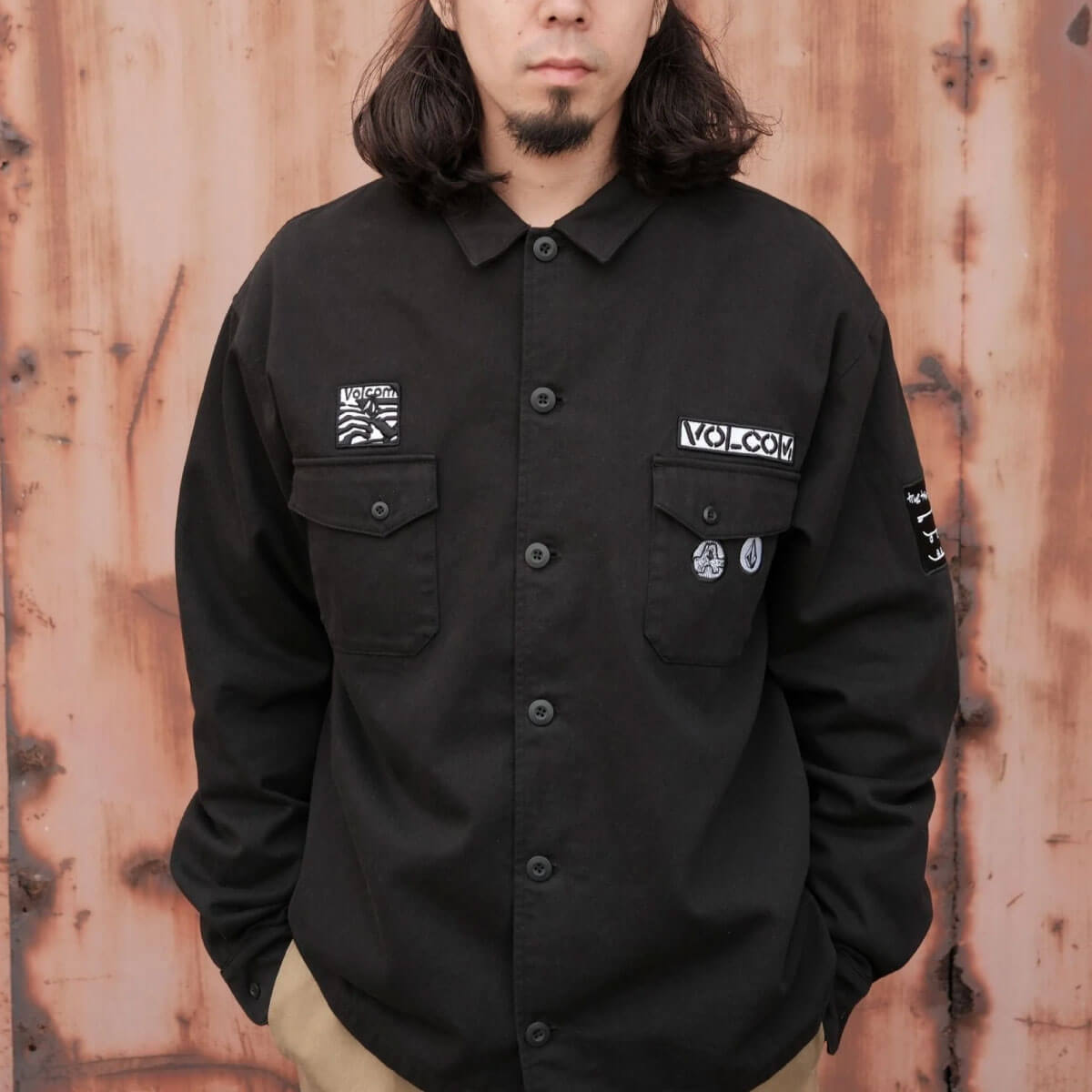 VOLCOM | THE EVERGREEN LS SHIRTS��BG052100��