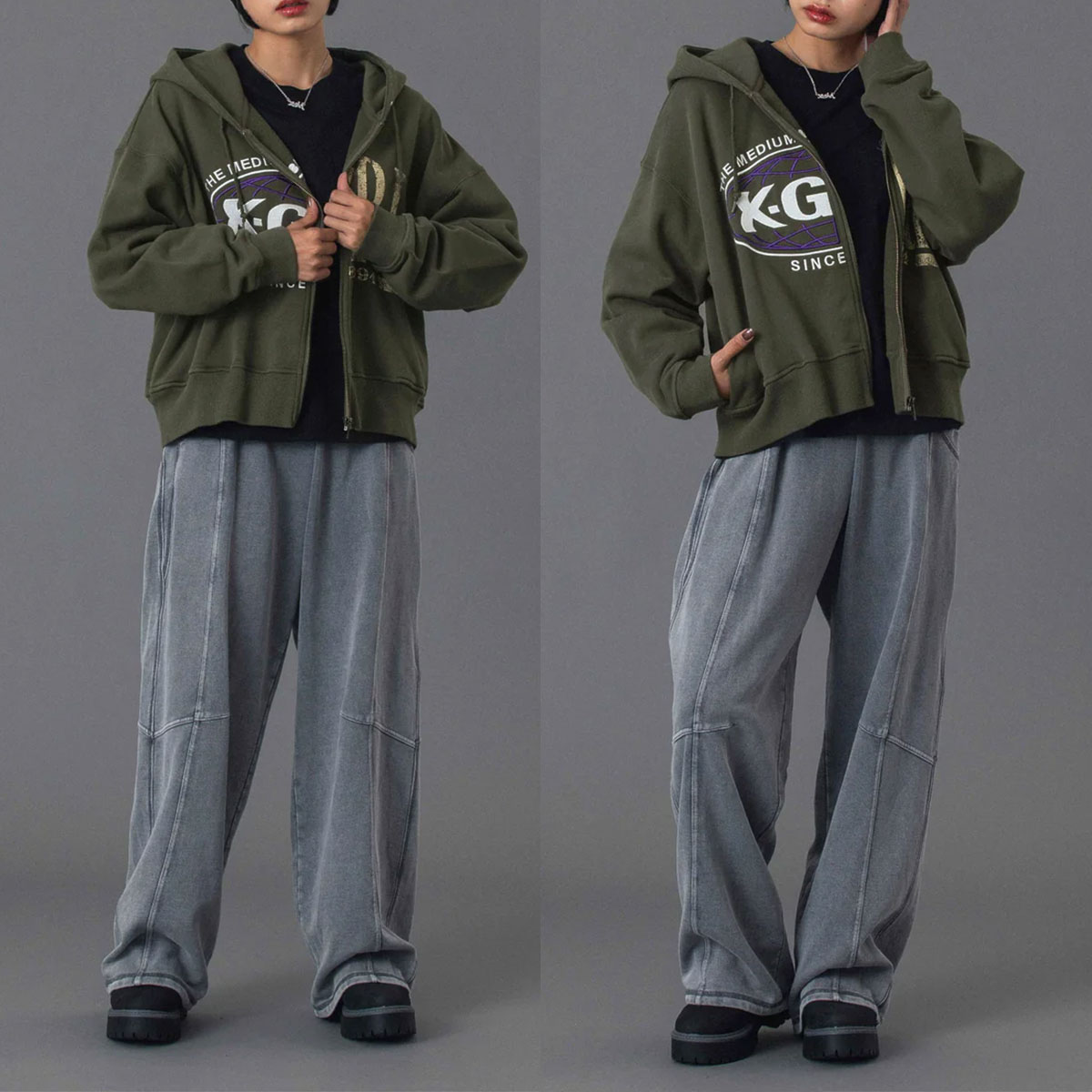 ���å��������� �������åȥѥ�� �������ȥ��� ���å��� ���졼 M ���ȥ꡼�ȿ͵��֥��� X-GIRL ���� 2025 ���� | BLEACHED SWEAT PANTS��105254031002��