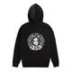 XGIRL |CIRCLE MESSAGE AND FACE ZIP UP SWEAT HOODIE��105261012016��