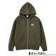 XGIRL |CIRCLE MESSAGE AND FACE ZIP UP SWEAT HOODIE��105261012016��