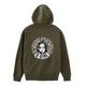 XGIRL |CIRCLE MESSAGE AND FACE ZIP UP SWEAT HOODIE��105261012016��