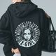 XGIRL |CIRCLE MESSAGE AND FACE ZIP UP SWEAT HOODIE��105261012016��
