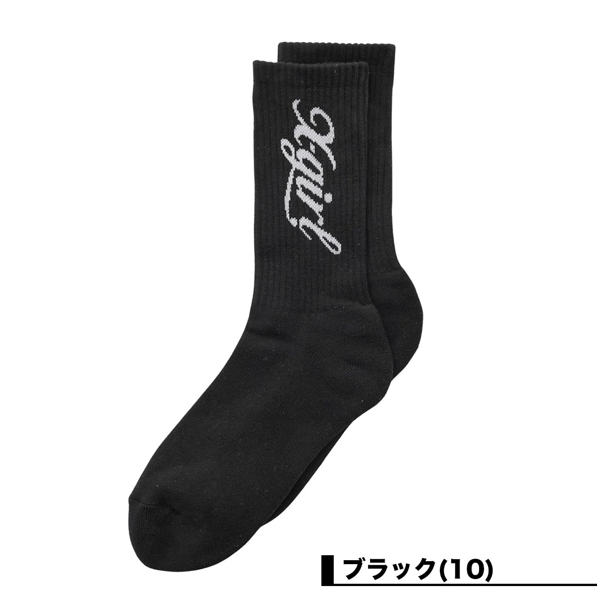 ���å��������� ��֥��å��� ���� ������� ��ʪ 22-24cm ���ȥ꡼�ȿ͵��֥��� X-GIRL ���� 2025 ���� | SIGN PAINTING LOGO RIB SOCKS��105254054004��