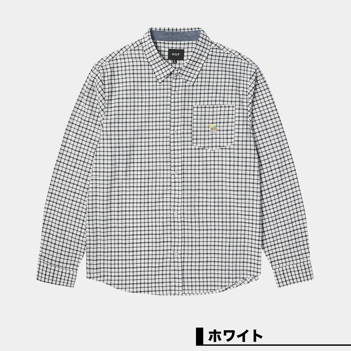 20%OFF ۥϥ HUF Ĺµ   ǥ 奢   ܡ  ͵֥  | ECHO OXFORD PLAID SHBU00215 