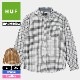 20%OFF ۥϥ HUF Ĺµ   ǥ 奢   ܡ  ͵֥  | ECHO OXFORD PLAID SHBU00215 