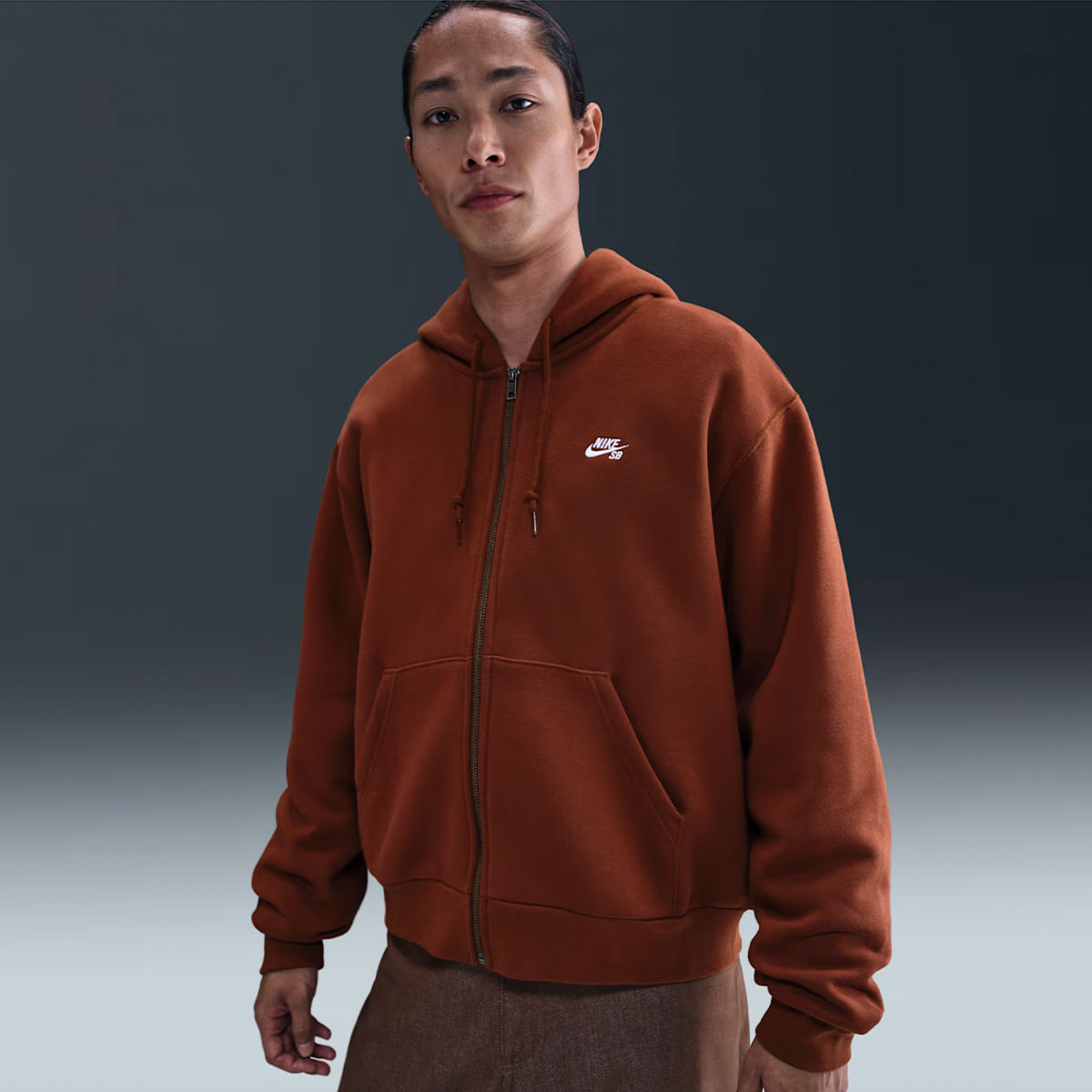 Nike SB フーデイ Nike SB - Essential Logo Zip Hoodie (Cinnamon) – NJ Skateshop
