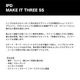 IPD  | MAKE IT THREE SS��IPDSSMA-1115��