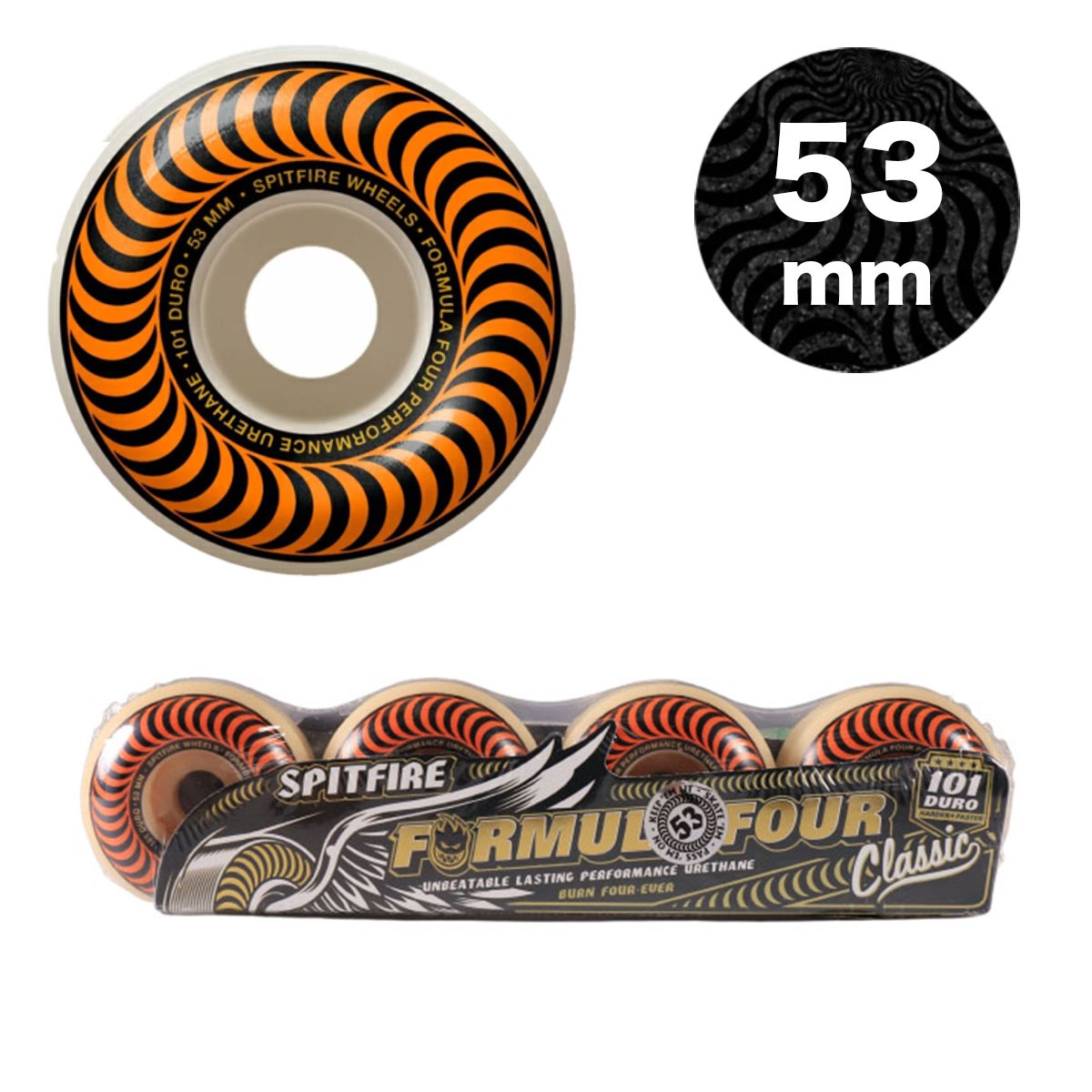 SPITFIRE WHEELS ԥåȥե   ܡ 52 53 54mm F4 101DURO ȥܡ ʪ ޥ ͵ ֥ ԥåȥե | FORMULA FOUR F4 101DURO CLASSICS211101635