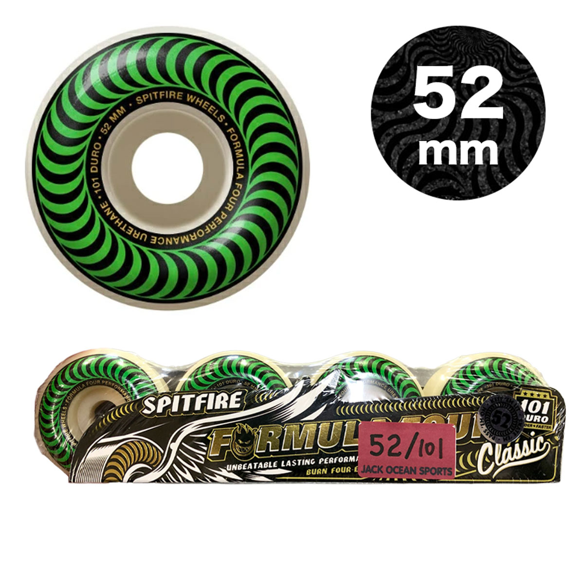 SPITFIRE WHEELS ԥåȥե   ܡ 52 53 54mm F4 101DURO ȥܡ ʪ ޥ ͵ ֥ ԥåȥե | FORMULA FOUR F4 101DURO CLASSICS211101635