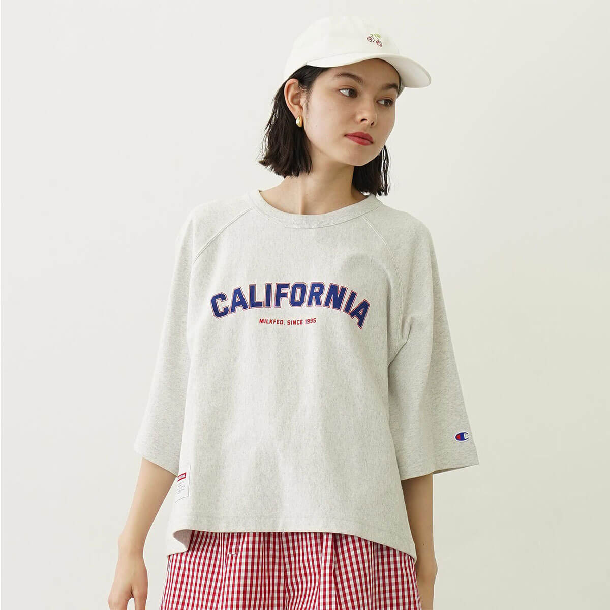 ��20%OFF ���ꥹ�ޥ�������ۥߥ륯�ե��� �����ԥ��� ����� ��ǥ����� ȾµT����� ��100 ���硼�Ⱦ� �ȥåץ� �͵� �������� �֥��� | MILKFED.��CHAMPION CALIFORNIA S/S TEE��103252011001��