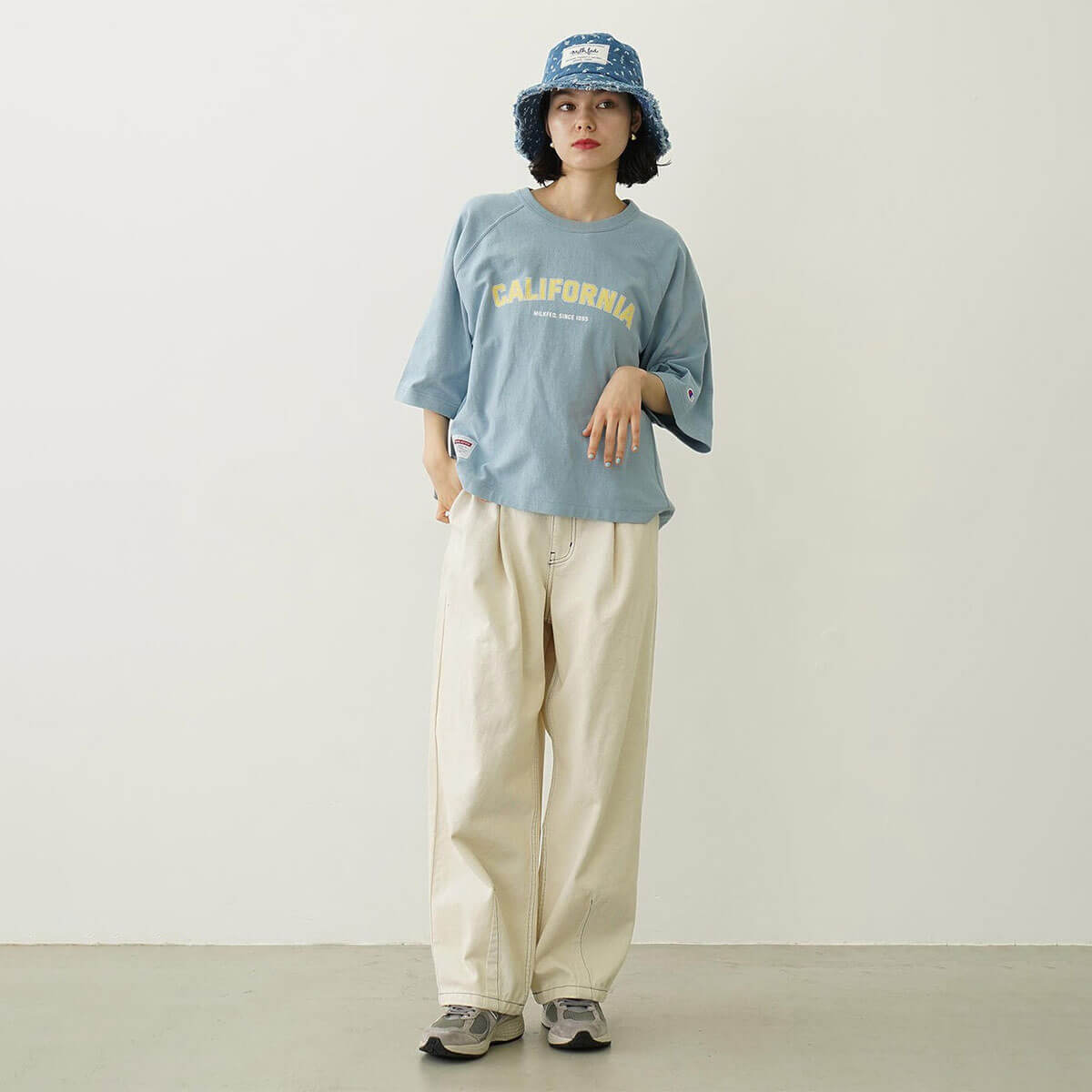 ��20%OFF ���ꥹ�ޥ�������ۥߥ륯�ե��� �����ԥ��� ����� ��ǥ����� ȾµT����� ��100 ���硼�Ⱦ� �ȥåץ� �͵� �������� �֥��� | MILKFED.��CHAMPION CALIFORNIA S/S TEE��103252011001��