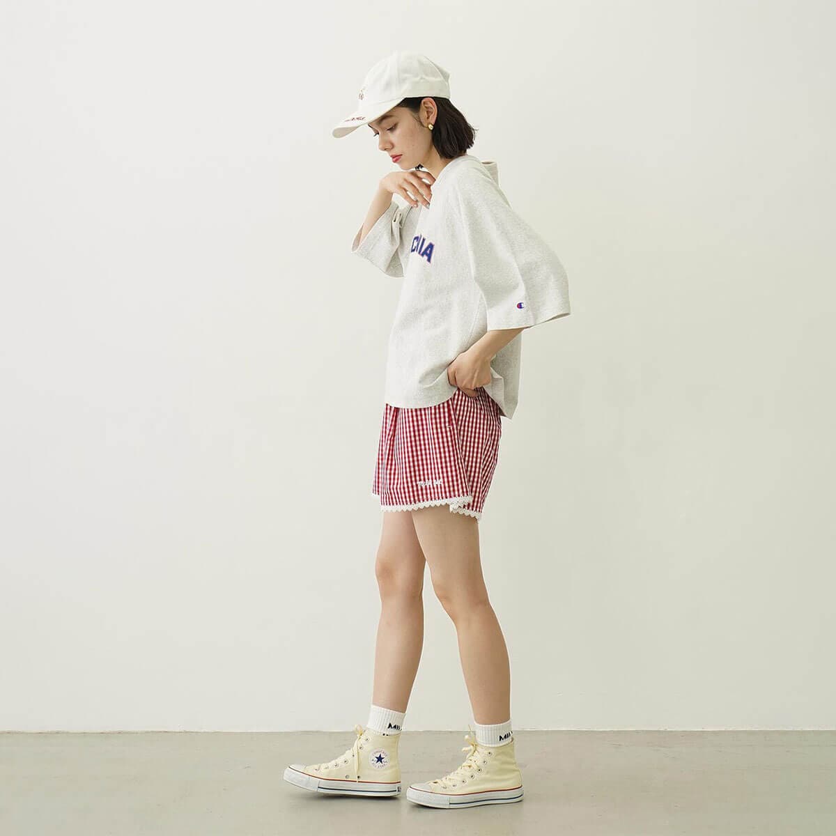 ��20%OFF ���ꥹ�ޥ�������ۥߥ륯�ե��� �����ԥ��� ����� ��ǥ����� ȾµT����� ��100 ���硼�Ⱦ� �ȥåץ� �͵� �������� �֥��� | MILKFED.��CHAMPION CALIFORNIA S/S TEE��103252011001��