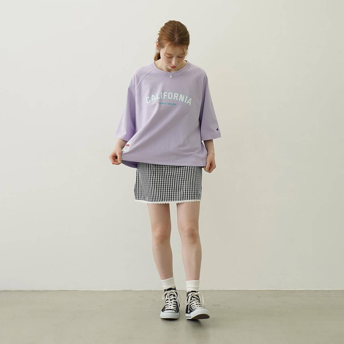 ��20%OFF ���ꥹ�ޥ�������ۥߥ륯�ե��� �����ԥ��� ����� ��ǥ����� ȾµT����� ��100 ���硼�Ⱦ� �ȥåץ� �͵� �������� �֥��� | MILKFED.��CHAMPION CALIFORNIA S/S TEE��103252011001��