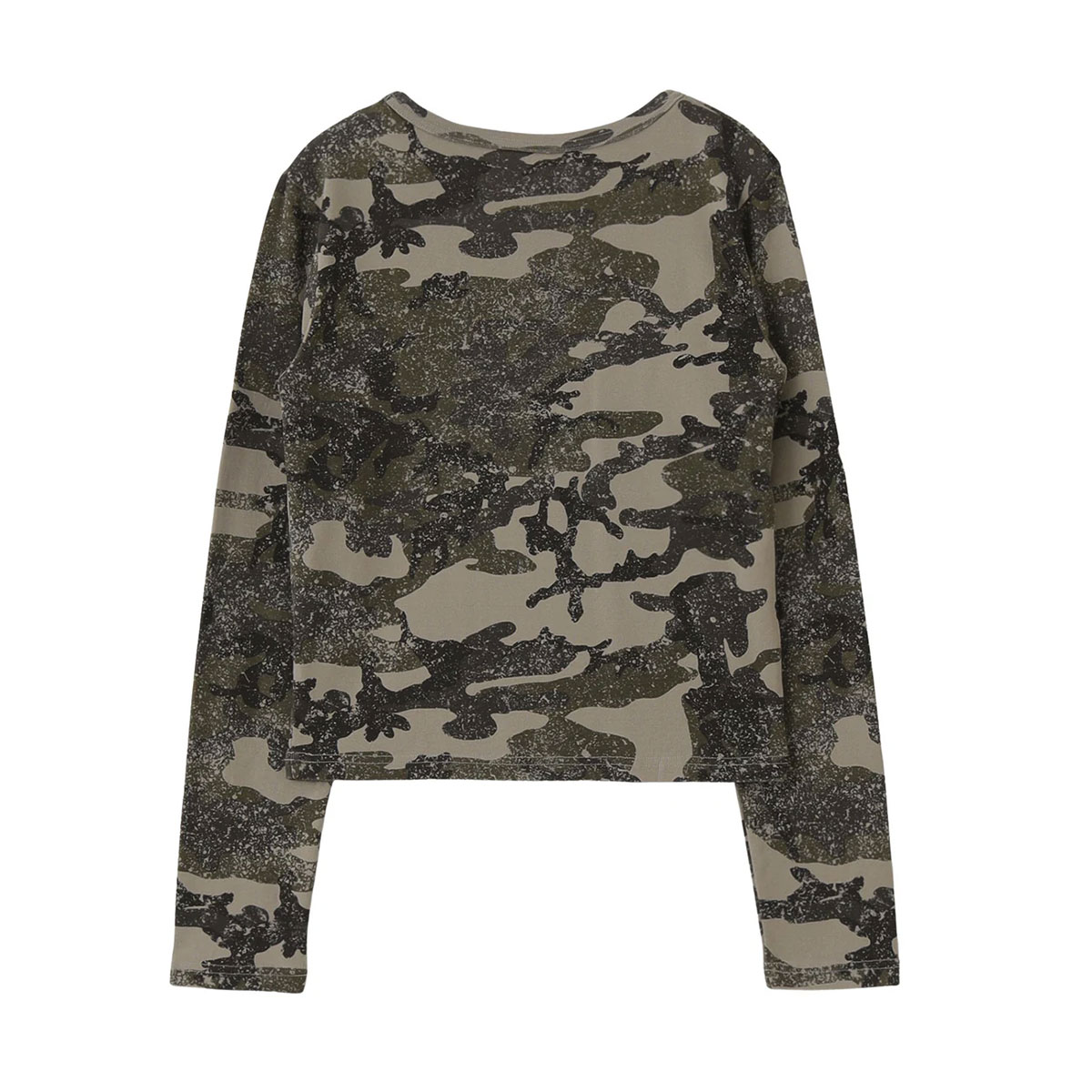 X-GIRL | OVAL LOGO PATCH L/S COMPACT TOP��105261011020��