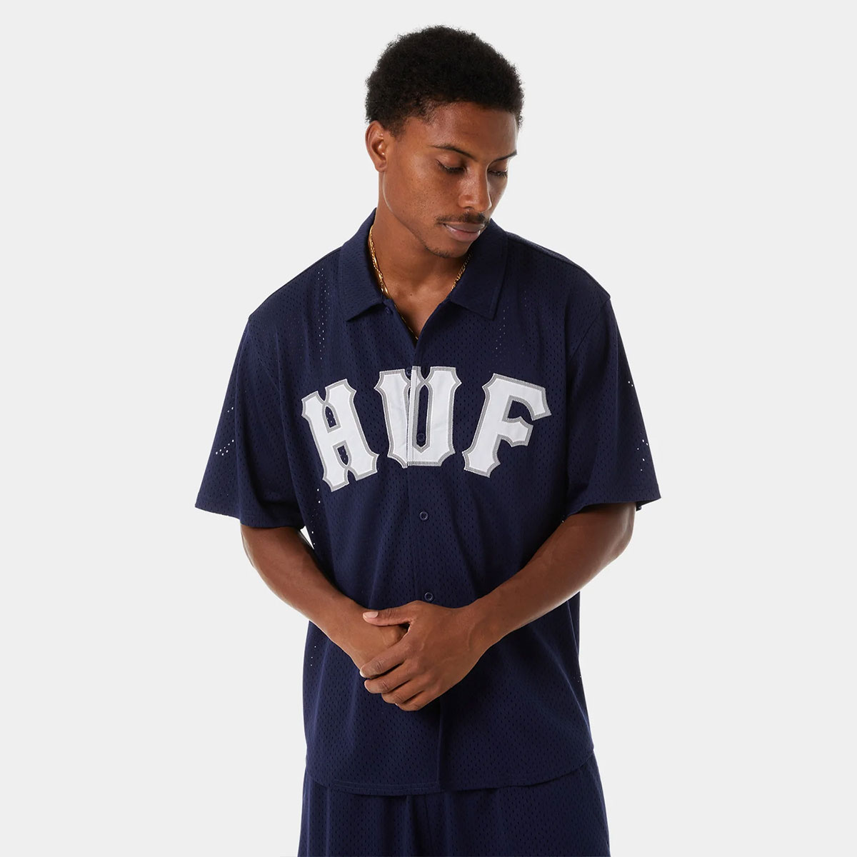 20%OFF HUF ϥ Ⱦµ ȥåץ å˥å  ǥ  2 L XL ȥܡ  ͵ ֥ | ARCH MESH BUTTON UPBU00237
