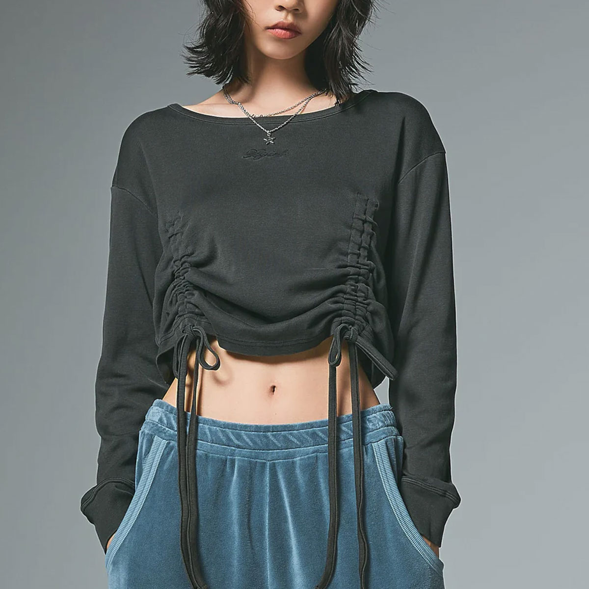 ��30%OFF ���ꥢ��󥹥�����ۥ��å��������� ��ǥ����� ����T �ɥ�����Ĺµ�ȥåץ� ���� �ɽ� ����ץ� ��2�� ONESIZE ���ȥ꡼�ȿ͵��֥��� X-GIRL ���� 2025 �����105254013002��