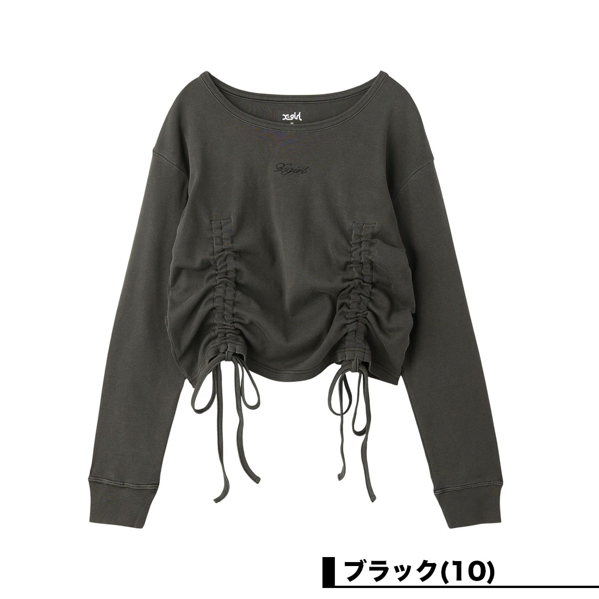 ��30%OFF ���ꥢ��󥹥�����ۥ��å��������� ��ǥ����� ����T �ɥ�����Ĺµ�ȥåץ� ���� �ɽ� ����ץ� ��2�� ONESIZE ���ȥ꡼�ȿ͵��֥��� X-GIRL ���� 2025 �����105254013002��