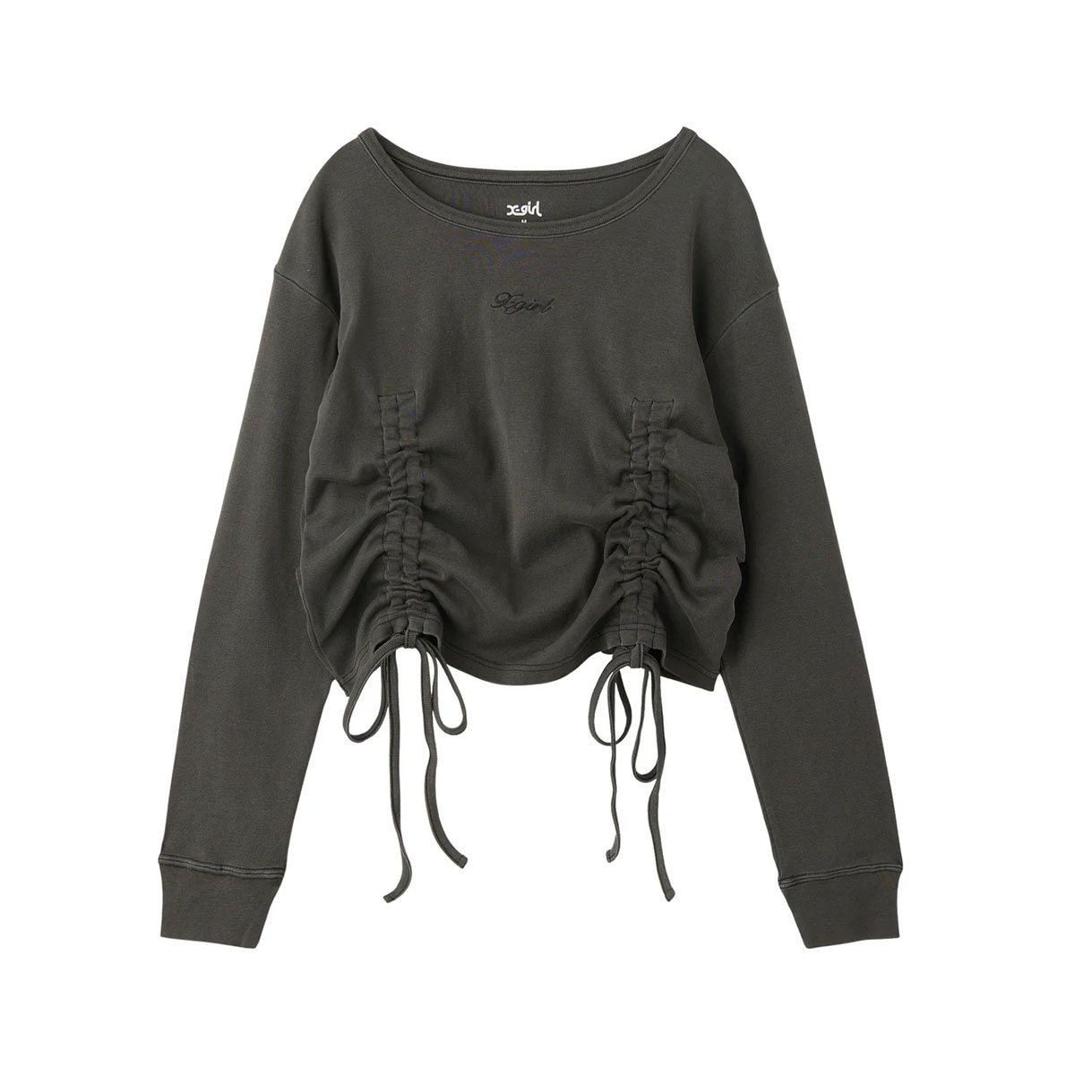 ��30%OFF ���ꥢ��󥹥�����ۥ��å��������� ��ǥ����� ����T �ɥ�����Ĺµ�ȥåץ� ���� �ɽ� ����ץ� ��2�� ONESIZE ���ȥ꡼�ȿ͵��֥��� X-GIRL ���� 2025 �����105254013002��