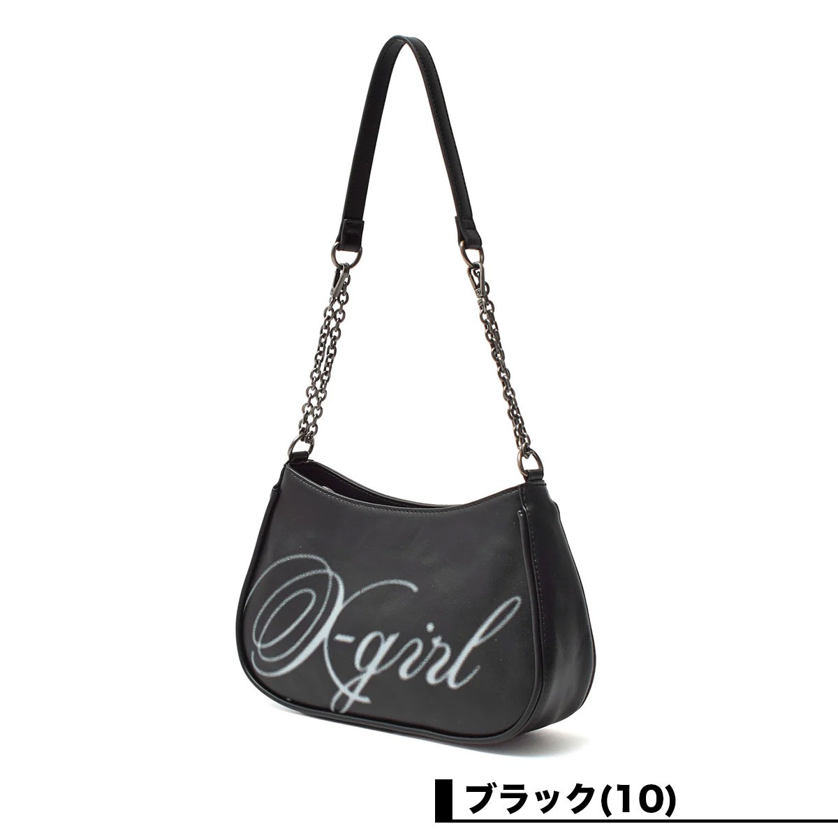 X-GIRL | SPRAY SCRIPT LOGO SHOULDER BAG��105261053001��