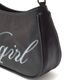 X-GIRL | SPRAY SCRIPT LOGO SHOULDER BAG��105261053001��