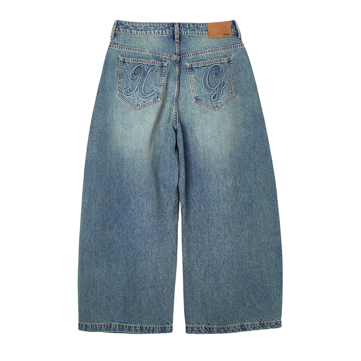 X-GIRL | DISTRESSED BAGGY DENIM PANTS��105262031011��