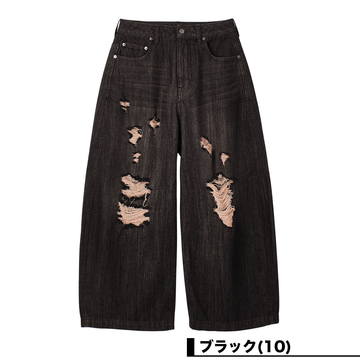 X-GIRL | DISTRESSED BAGGY DENIM PANTS��105262031011��