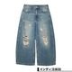 X-GIRL | DISTRESSED BAGGY DENIM PANTS��105262031011��