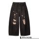 X-GIRL | DISTRESSED BAGGY DENIM PANTS��105262031011��