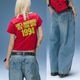 X-GIRL | DISTRESSED BAGGY DENIM PANTS��105262031011��