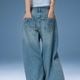 X-GIRL | DISTRESSED BAGGY DENIM PANTS��105262031011��