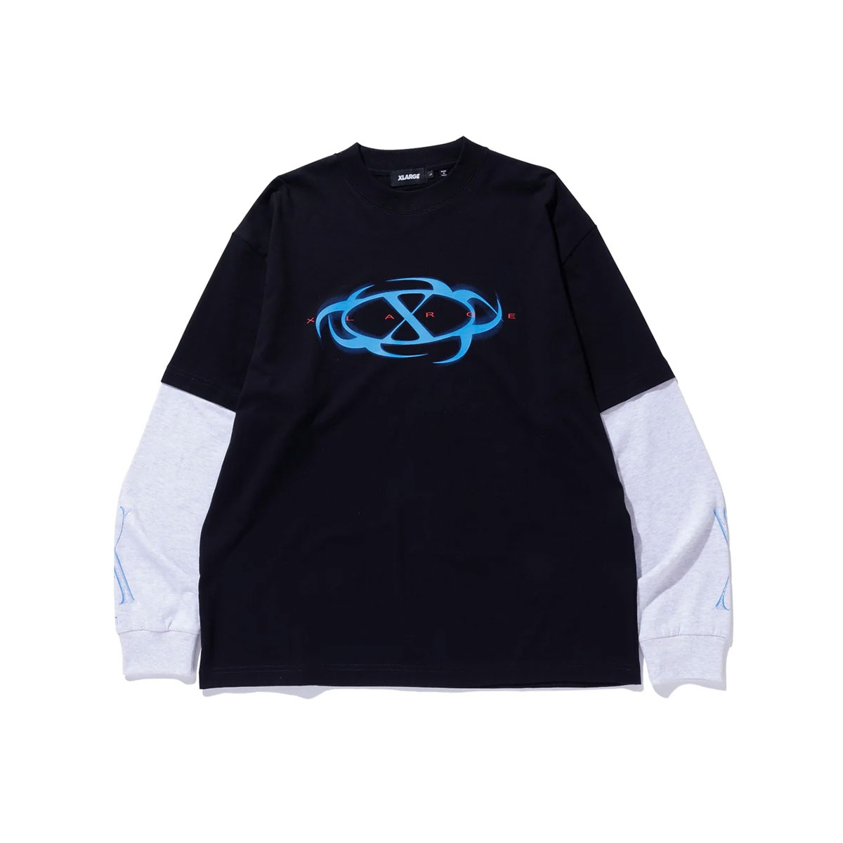 �ڥ��ꥹ�ޥ�������ۥ������ȥ�顼�� ��� ����T ĹµT����� �ȥåץ� �Ť����� �֥�å� L ���ȥ꡼�� �͵��֥��� XLARGE ���� 2025 ���� | LAYERED L/S TEE��101254011006��