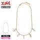 X-GIRL | LOGO AND RHINESTONE NECKLACE��105261054019��