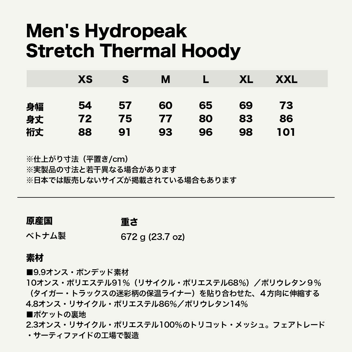 Patagonia  | Men's Hydropeak Stretch Thermal Hoody��86215��