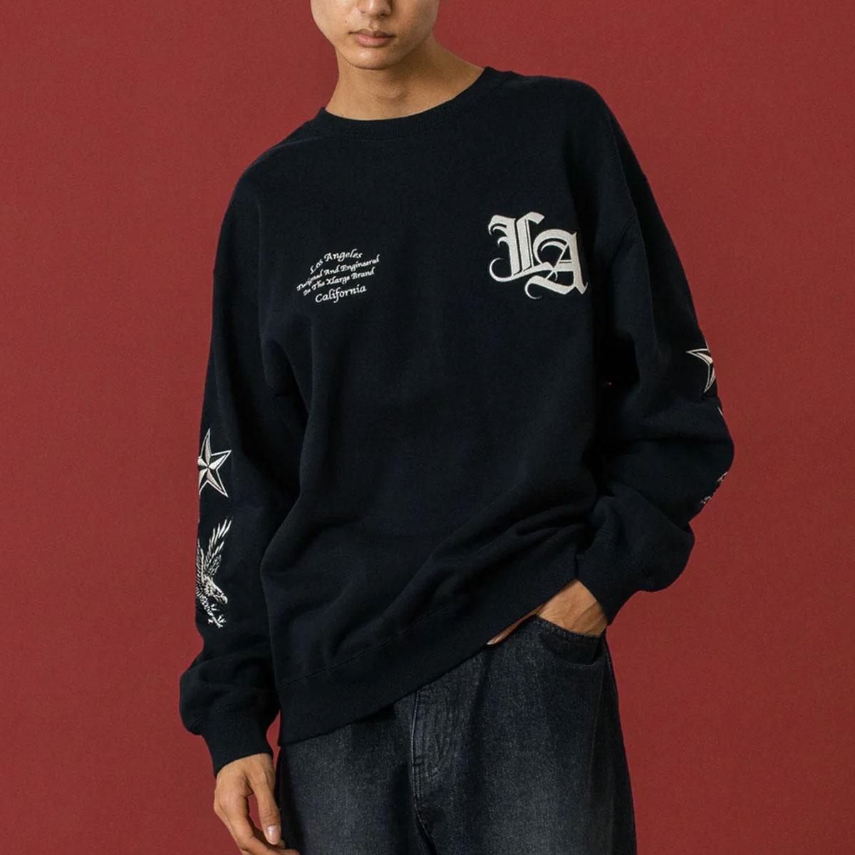 �ڥ��ꥹ�ޥ�������ۥ������ȥ�顼�� ��� �������å� �ȥ졼�ʡ� �� �� �ɽ� ��3�� L ���ȥ꡼�� �͵��֥��� XLARGE ���� 2025 ���� | VARSITY CREWNECK SWEATSHIRT��101254012003��