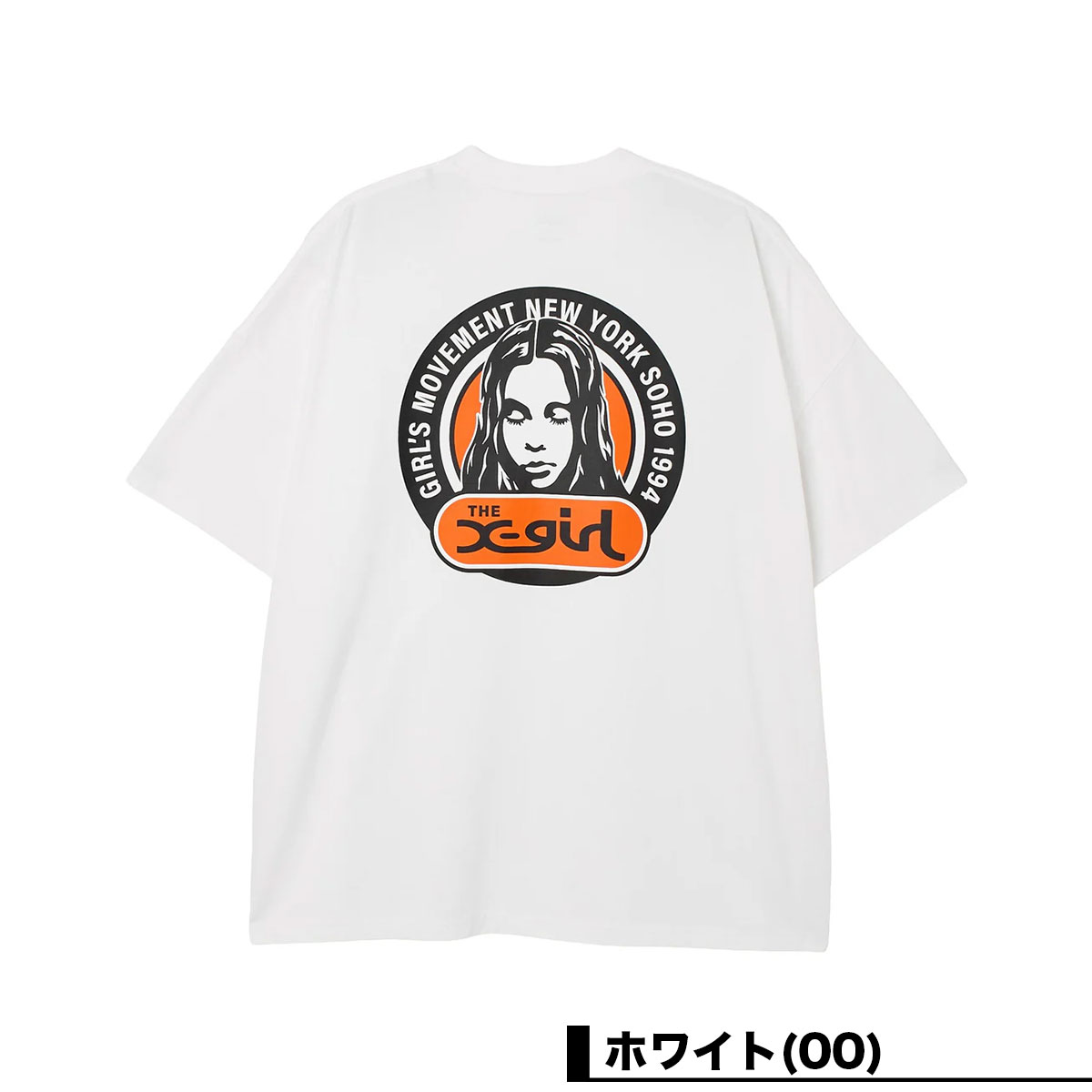 �ڥ��ޡ�������� X-GIRL | CIRCLE LOGO AND FACE S/S BIG TEE DRESS��105262041013��