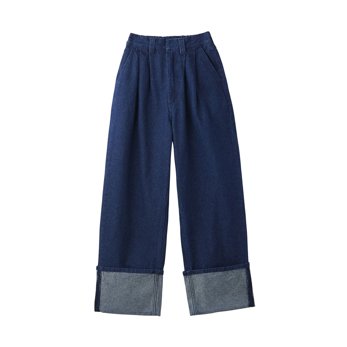 ��30%OFF ���ꥢ��󥹥�����ۥߥ륯�ե��� ��ǥ����� �ǥ˥�ѥ�� �磻�� �����륢�å� ��ä��� ���� ����ǥ��� M �͵��֥��� MILKFED. | ROLL UP DENIM��103253031003��