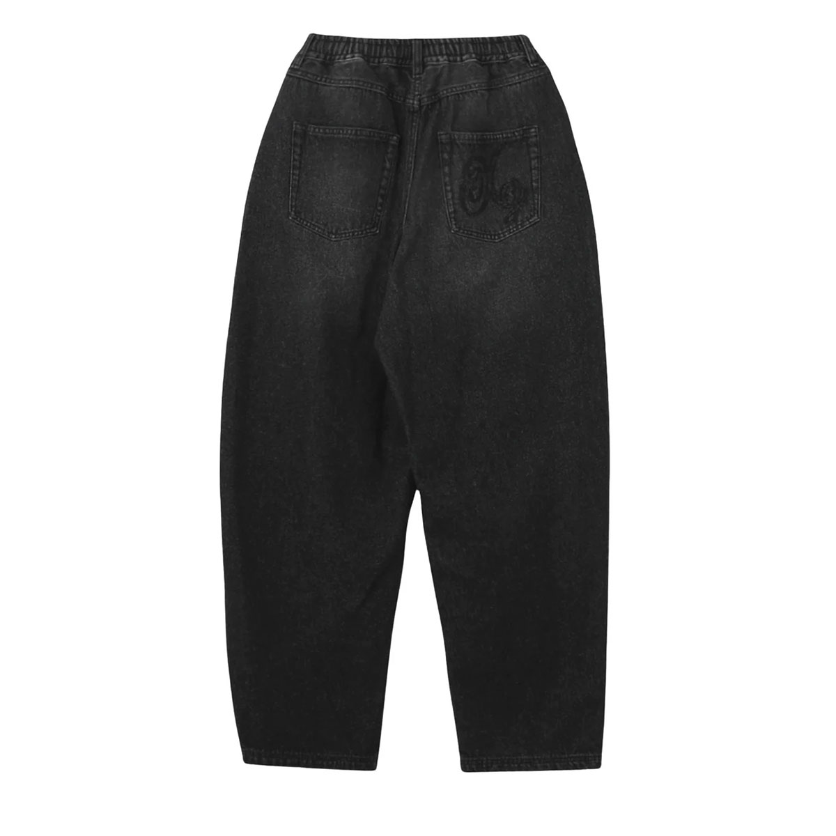 ��30%OFF ���ꥢ��󥹥�����ۥ��å��������� �ǥ˥�ѥ�� �Х��ѥ�� �������ȥ��� �֥�å� S ���ȥ꡼�ȿ͵��֥��� X-GIRL ���� | BARREL FIT EASY DENIM PANTS��105254031009��