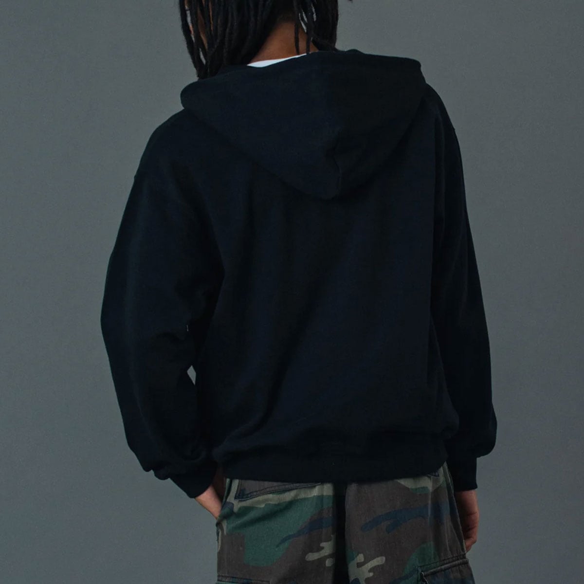 XLARGE | CAMO PATCH ZIP UP HOODED SWEATSHIRT��101261012012��