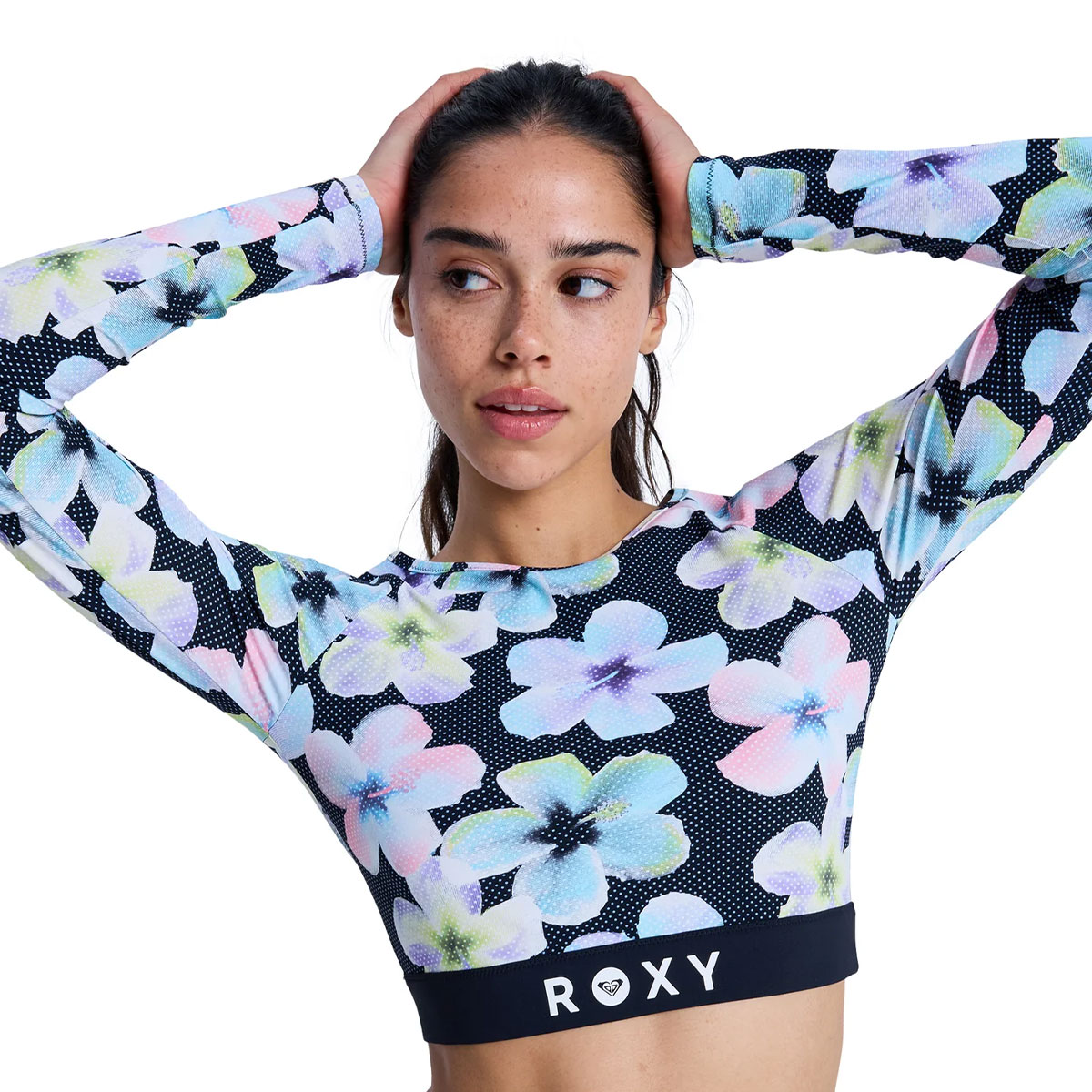 ROXY | FITNESS ROXY ACTIVE LS CROP TOP��ERJWR03926��