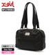 �ڥ��ޡ�������� X-GIRL | METAL LOGO PLATE FAUX LEATHER HANDBAG��105262053005��