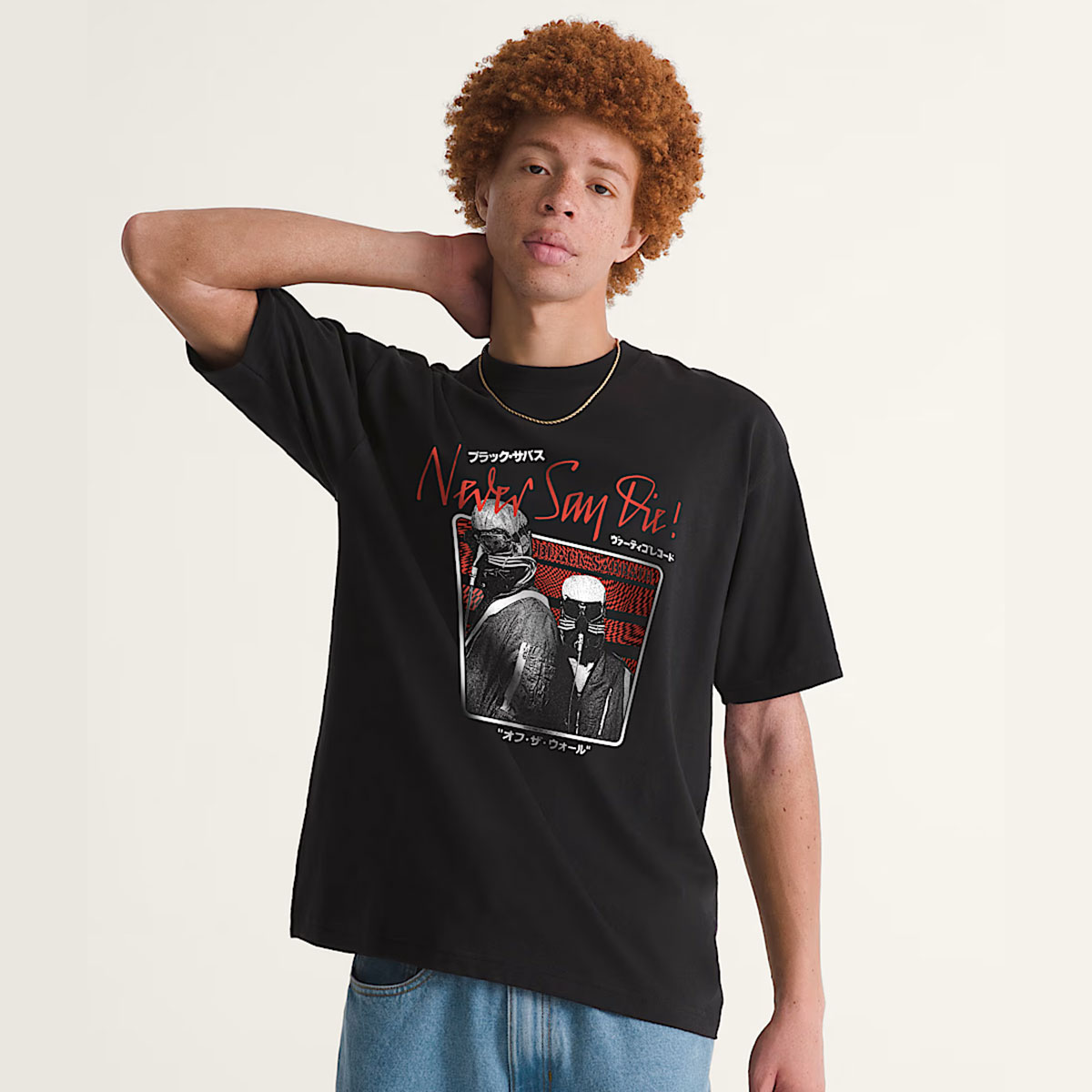 VANS | Black Sabbath Never Say Die T-Shirt��VN00134ZBLK��